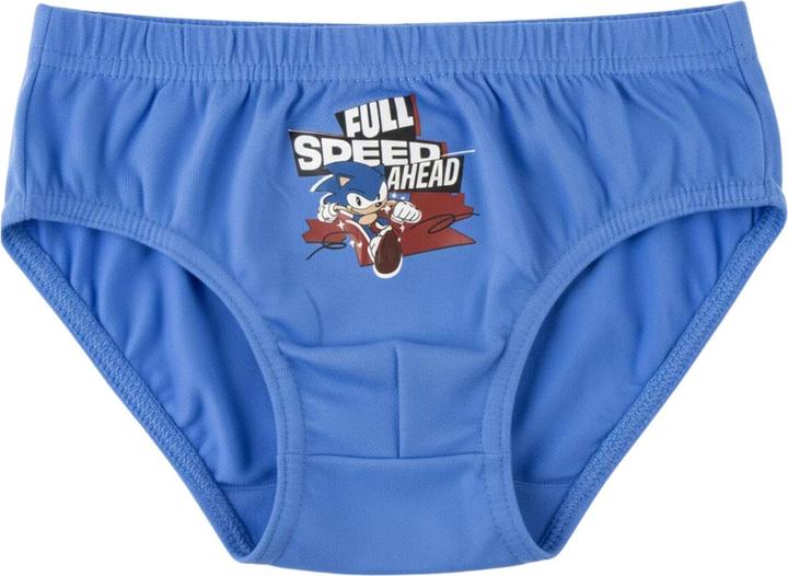 Actual product image Disney Jungen Unterwäsche-Set Single Jersey mit Kulturbeutel – Sonic (110, 5-pack)