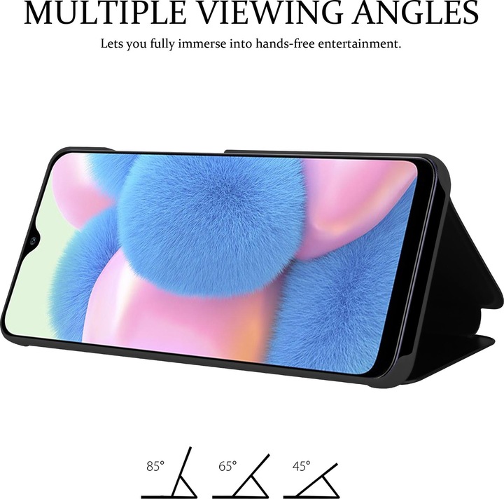 Actual product image Cadorabo Book Smart View Mirror Cover (Samsung Galaxy A50, Samsung Galaxy A30s, Samsung Galaxy A50s)