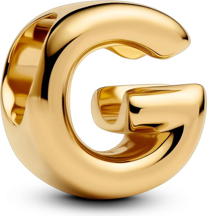 Image du produit Pandora Charm Lettre G Plaqué Or (Plaqué or, Métal)