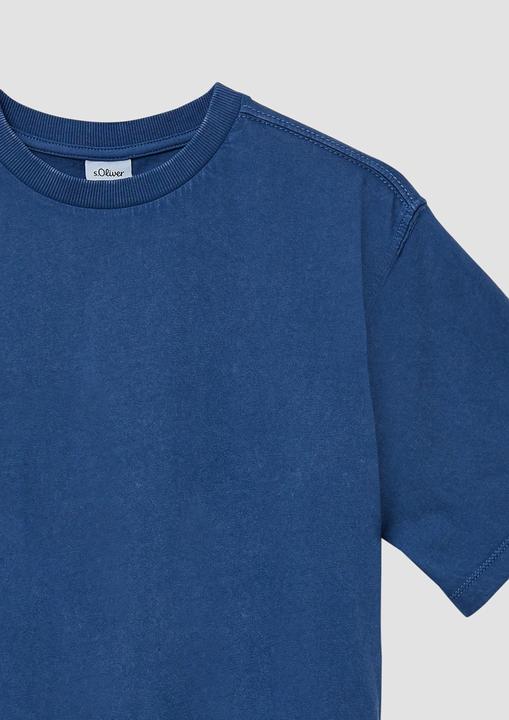Actual product image S.Oliver T-Shirt T-Shirt mit Used-Effekt und Rückenprint (170, 176)