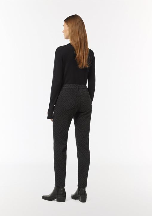 Image du produit Comma Jeans-Hose Jeans mit Animal-Print (32)