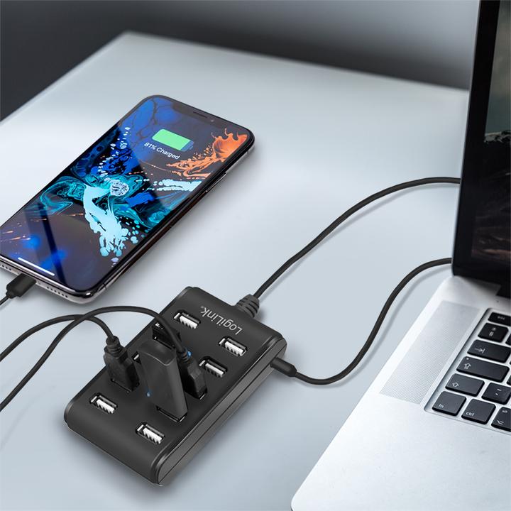 Immagine prodotto LogiLink UA0129 (USB-A, 10 porte)