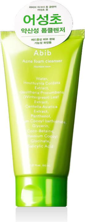 Image du produit NoName Acne Foam Cleanser Heartleaf Foam 5.07 fl oz 150 ml Hydratant Doux Acide Nettoyant Quotidien pour (Mousse nettoyante, 150 ml)