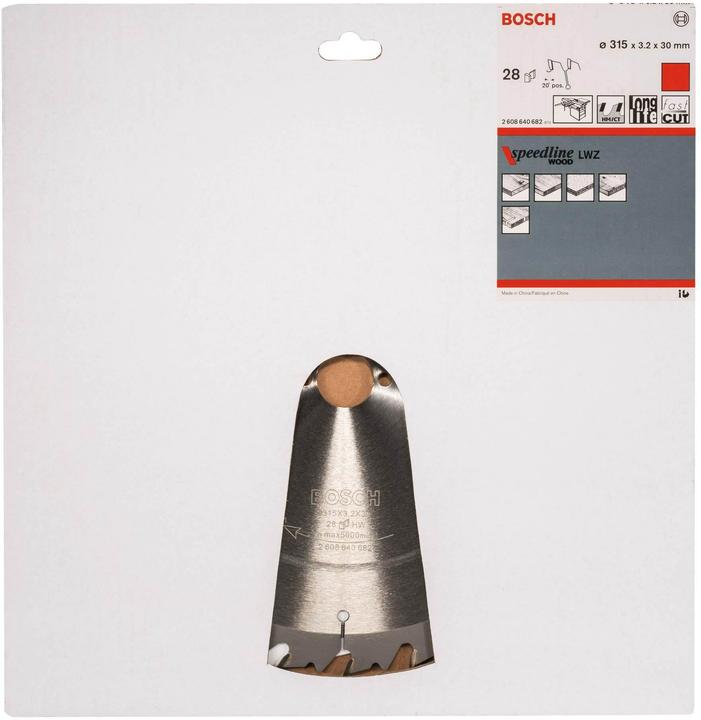 Productafbeelding Bosch Professional Zubehör Cirkelzaagblad Standaard voor Wo