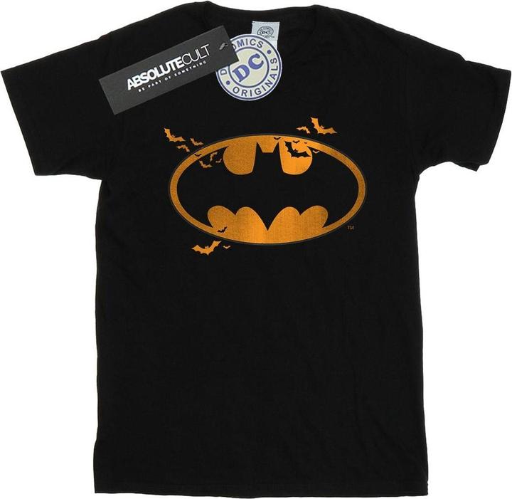 Image du produit - T-shirt BATMAN HALLOWEEN LOGO - Fille (116)