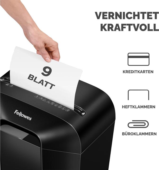 Image du produit Fellowes Déchiqueteuse Powershred LX50 P-4, 9 pages (Coupe de particules)