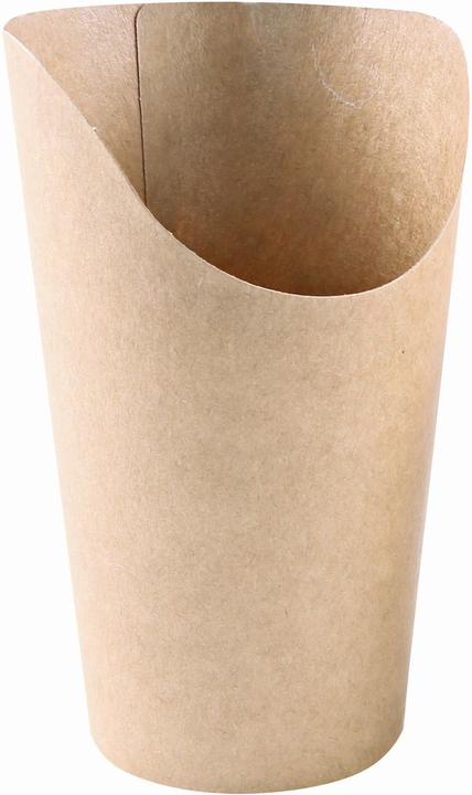 Produktbild Naturestar Snackbecher Bio Wrap 400ml DM 60mm 135mm Kraftpapier/PLA braun VE=50 Stück (50 x)