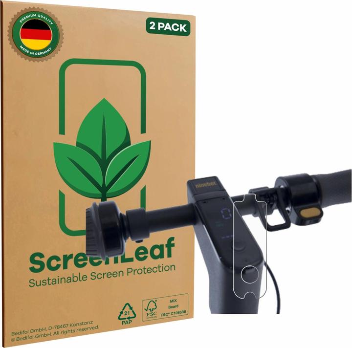 Actual product image ScreenLeaf Screen Protector sustainable Screen Protection, clear, anti-scratch