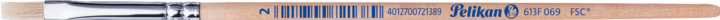 Produktbild Pelikan Pinsel Sorte 613F (2 mm)