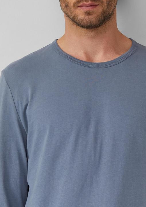 Produktbild s.Oliver T-Shirt Softes Longsleeve mit Crew Neck und Logo-Patch (L)