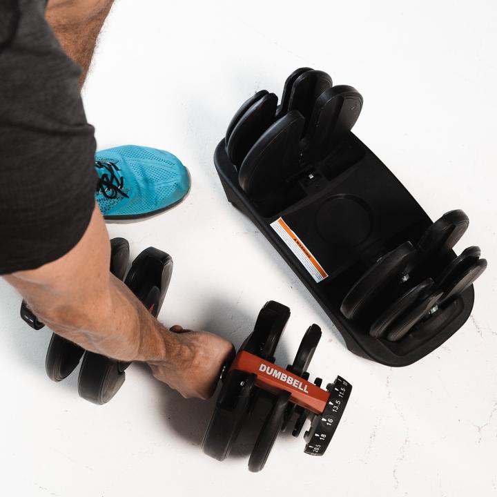 Actual product image Swip Adjustable Dumbbells (1 x 2.5 kg - 24 kg)