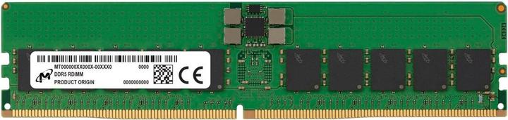 Productafbeelding Micron DDR5 RDIMM 48 GB 1Rx4 4800 CL40 (24Gbit) (1 x 48 GB, 4800 MHz, DDR5 RAM, DIMM 288 pin)