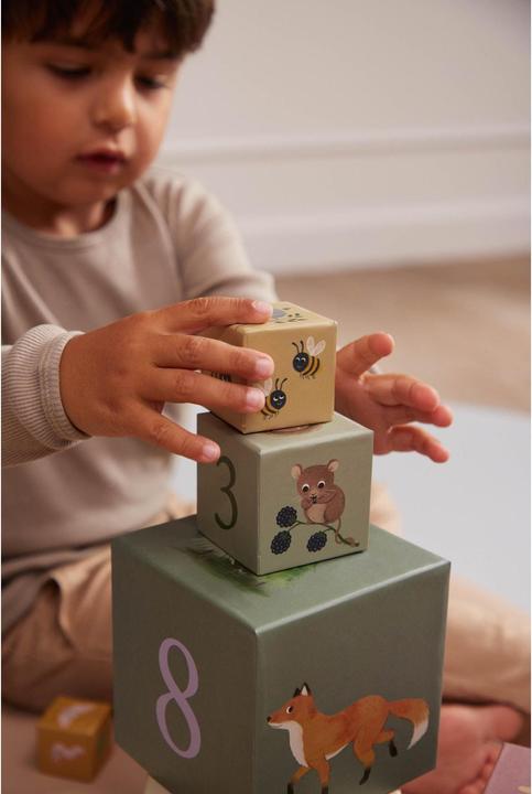Actual product image Filibabba Stacking blocks - Nordic animals (FI-02177)