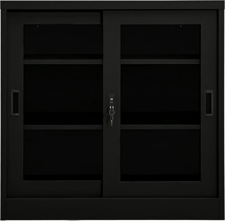 Actual product image vidaXL Schrank mit Schiebetür (90 x 40 x 90 cm)