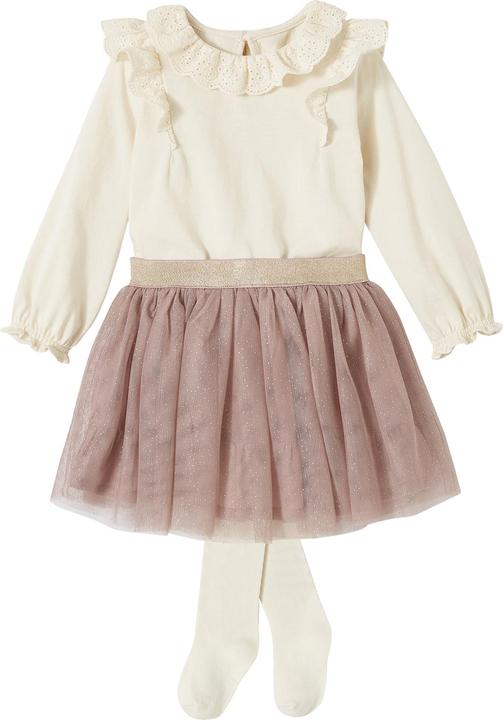 Produktbild Vertbaudet Festliches Mädchen Baby-Set: Shirt & Tüllrock (74)
