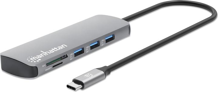 Immagine prodotto Manhattan USB-C PD auf HDMI 9-in-1 4K Dockingstation / Multiport Hub (USB-C, 9 porte)