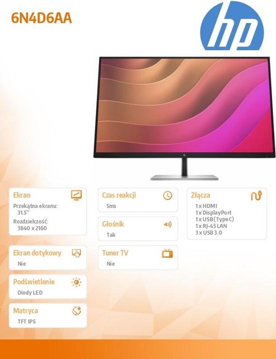 Produktbild HP E32k G5 (3840 x 2160 Pixel, 32")