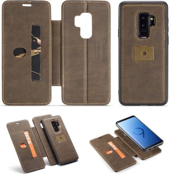 Produktbild Caseme Leder Hülle mit abnehmbarem Backcover und Fingerhalterung (Samsung Galaxy S9+)