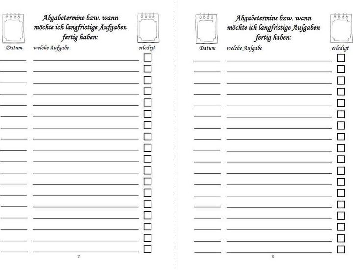 Produktbild Schulze:Mein Aufgabenplaner (A5)