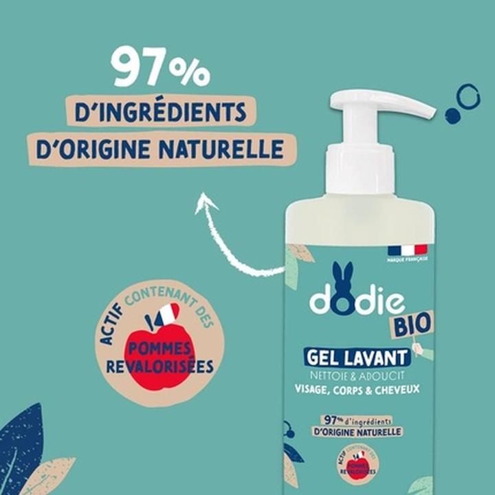 Produktbild Dodie Organic Lip Gel for Face, Body, and Hair 400ml (400 ml)