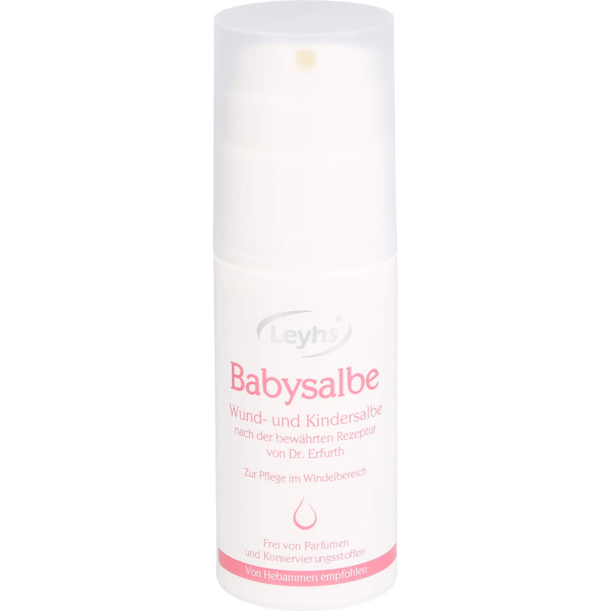 Leyhs, Babykörperpflege, Babysalbe Wund- und Kindersalbe, 50 ml Salbe