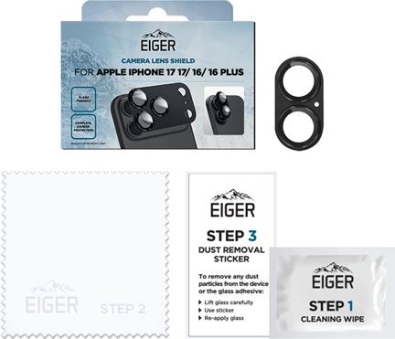 Productafbeelding Eiger Kameralinsen-Schutzglas Mountain Glass (1 Pcs., Apple iPhone 17)