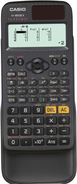 Actual product image Casio FX85DE X (Solar cells, Batteries)