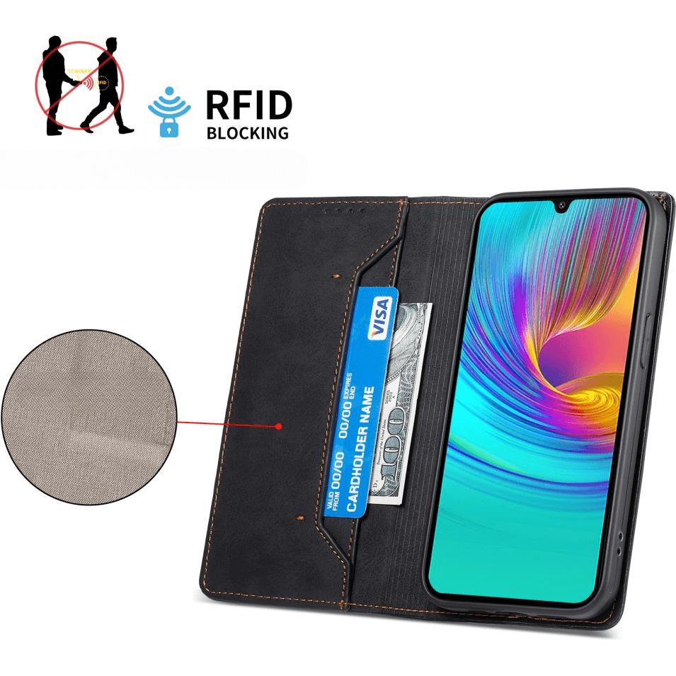 Thumbnail - Cover-Discount Galaxy A26 5G - Flip Case mit RFID Blocker (Samsung Galaxy A26), Smartphone Hülle, Schwarz