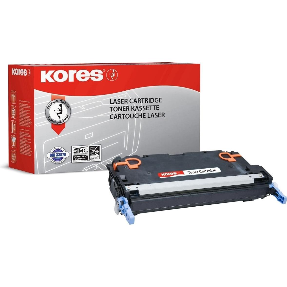 Kores, Toner, Toner G1204RBS ersetzt hp Q6470A/Canon 711BK, schwarz