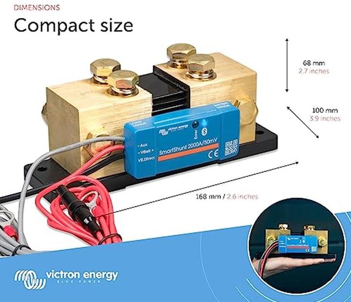 Actual product image Victron Energy Smart Shunt 2000A/50mV - IP65