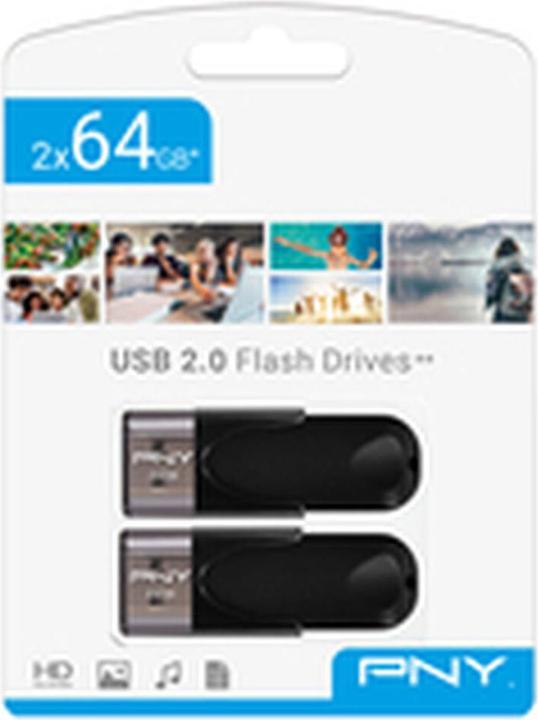 Immagine prodotto PNY Allegato 4 (Confezione da 2) (64 GB, USB-A)
