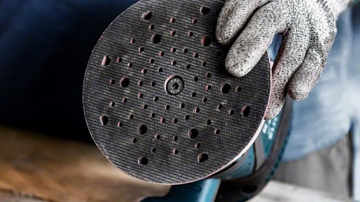 Actual product image Bosch Professional Zubehör EXPERT Multihole universal backing pad, 150 mm, soft (Fine)