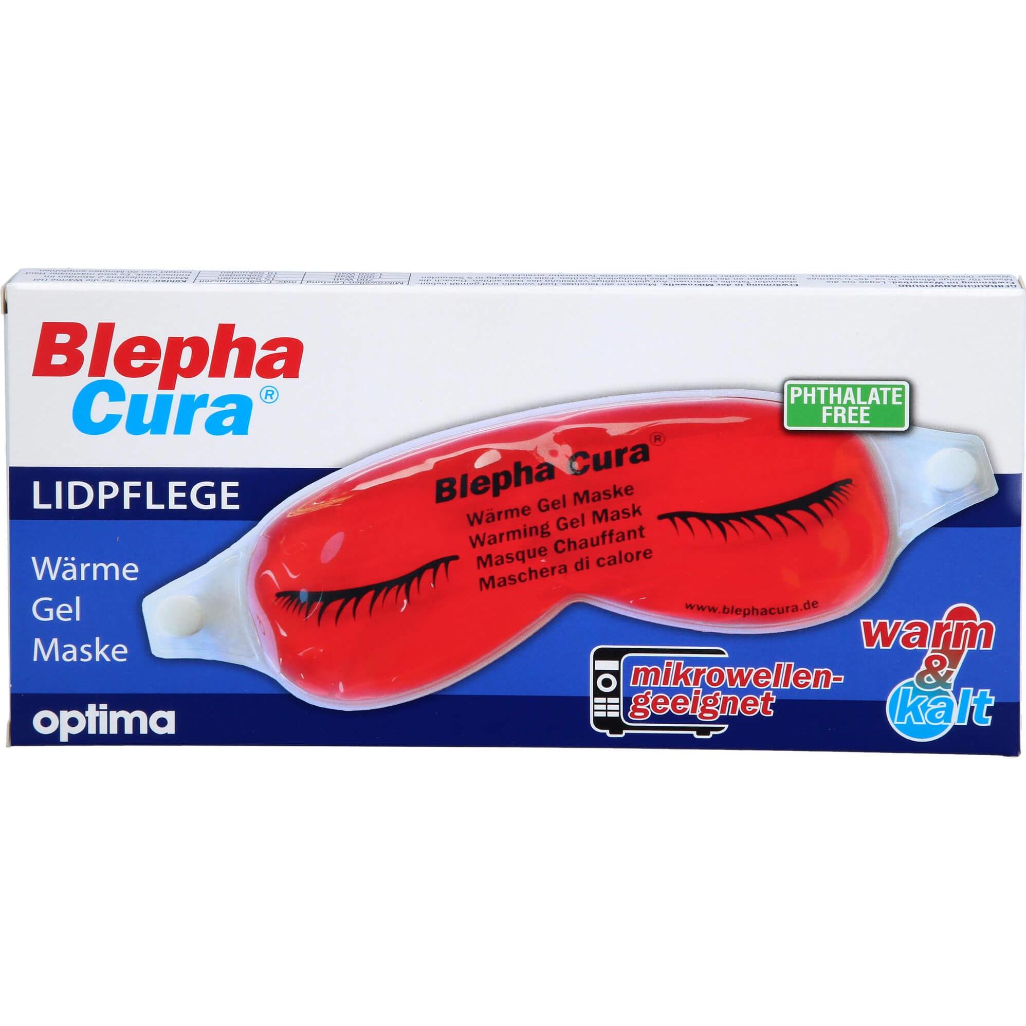 Optima, Gesichtsmaske, BlephaCura Wärme & Kälte Gel-Maske für die Lidpflege, 1 St. Masken