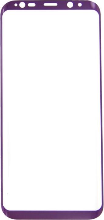 Actual product image Okmore 9H Screen Protector Film Samsung S8 Plus Purple (1 pcs., Samsung Galaxy S8+)