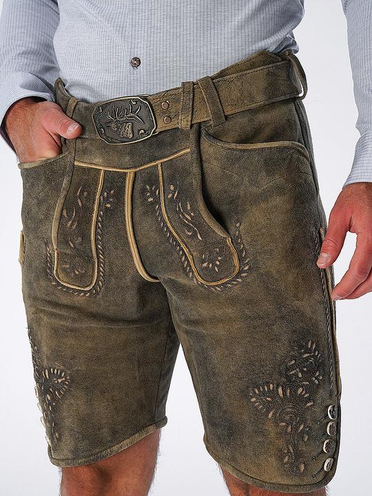 Actual product image Beckert Lederhosen FLACHAU (44, 46, 48, 50, 52, 56)