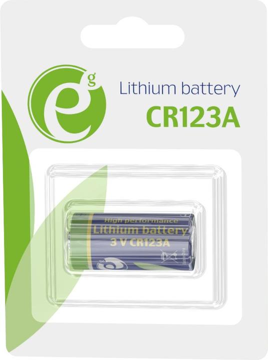 Produktbild Gembird EG-BA-CR123-01 Haushaltsbatterie Einwegbatterie Lithium (1 Stk., CR123A, 1500 mAh)
