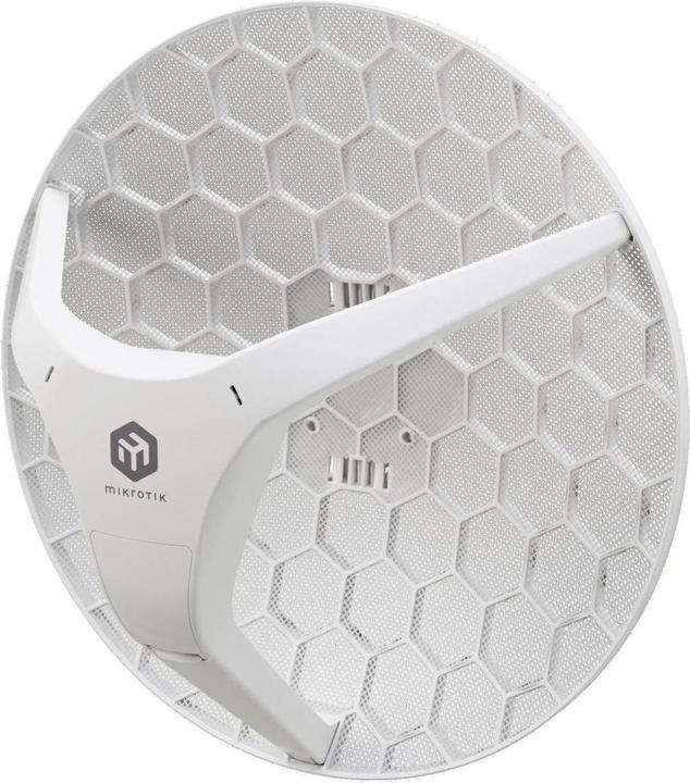 Actual product image MikroTik LHG 5 ax with 24.5dBi 5GHz antenna, 5GHz 802.11anacax wireless, 800MHz CPU, 256M