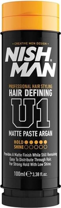 Produktbild Nishman Hair Defining Matte Paste U1 Argan 100ml 3.4fl Oz (Haarwachs, 100 ml)