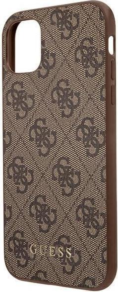 Produktbild Guess GUHCN61G4GFBR iPhone 11 6,1" brązowy/brown hard case 4G Metal Gold Logo (Apple iPhone 11)