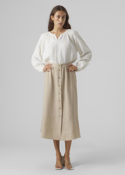 Produktbild Vero Moda Vmmelaney H/W Button Calf Skirt Wvn Exp Rock (M)