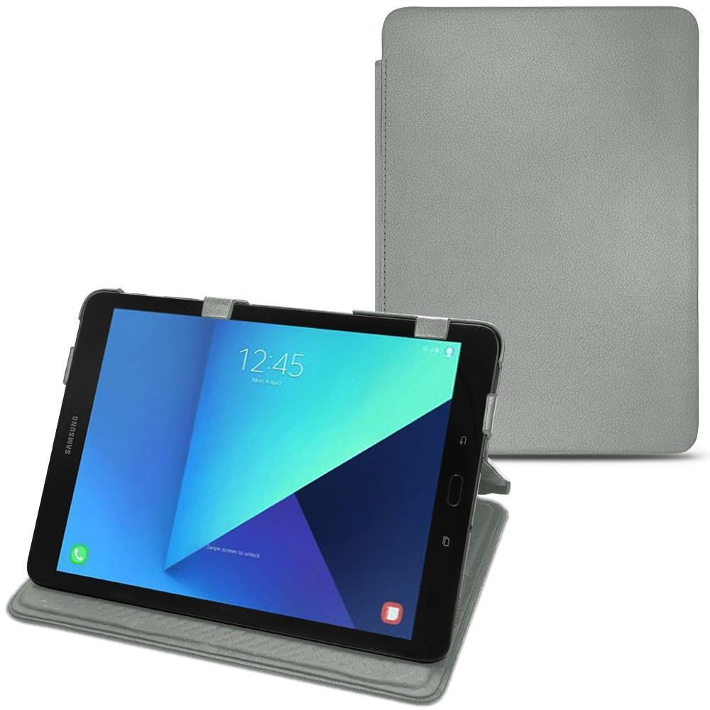 Noreve Lederschutzhülle horizontal (Galaxy Tab S3 9.7 (2017)), Tablet Hülle, Grau