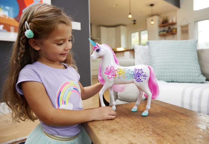 Actual product image Barbie Dreamtopia Brush 'n Sparkle Unicorn