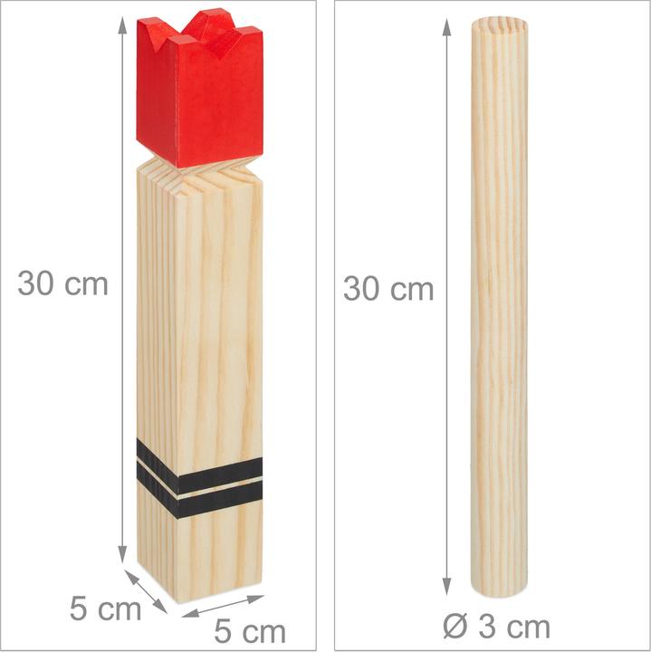 Image du produit Relaxdays Jeu viking de 22 pièces (22 x, 310 mm)