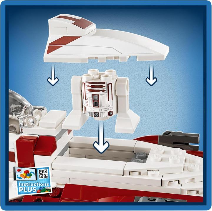 Actual product image LEGO Obi-Wan Kenobi's Jedi Starfighter (75333, LEGO Star Wars)