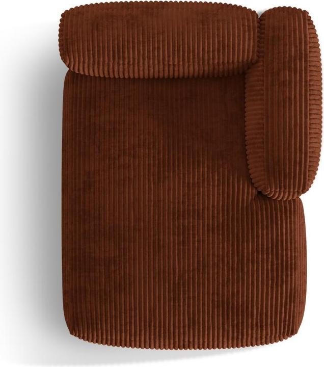 Image du produit Micadoni Chaise longue modulable droite, "Martina", 1 Place, 176x123x75 Fabriqué en Europe (Recamière)