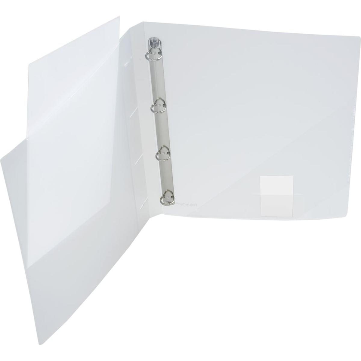 Thumbnail - Foldersys, Ordner, Ringbuch A4 PP 25mm 4 Ringe mit Taschen transparent (A4, 30 mm, 1 x)