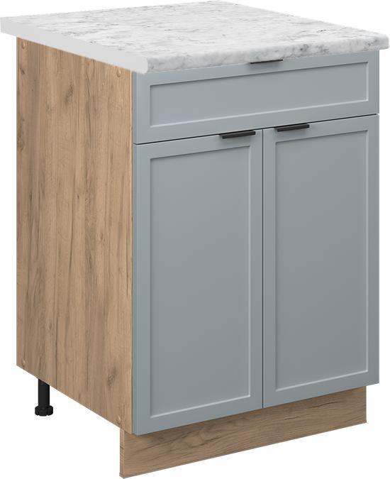 Blau, Goldkraft Eiche, hellblau-grau, Marble-Weiss