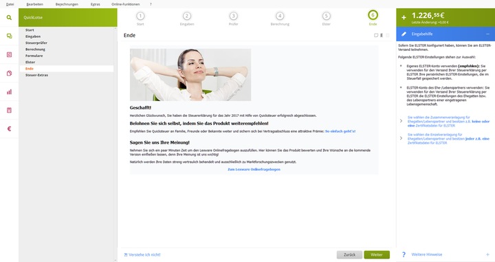 Immagine prodotto Lexware QuickTax 2023 1 licenza(e) (1 Utente, 12 mesi)