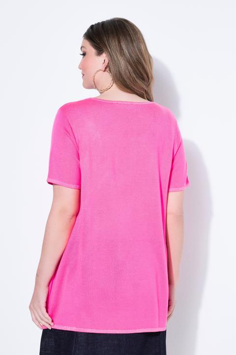 Produktbild Miamoda Strick-Shirt, Komfort Fit, Feinstrick, Glitzernähte (54, 56)