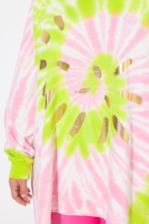 Produktbild Angel of Style Hoodie, A-Linie, Batikdruck, gerundeter Saum (56)